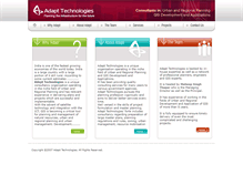 Tablet Screenshot of consultadapt.com